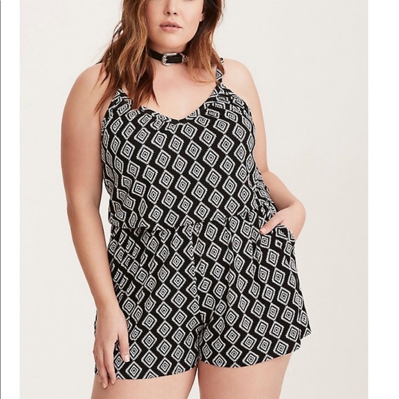 torrid Other - Torrid medallion print jersey knit romper